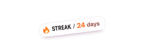 24 day streak